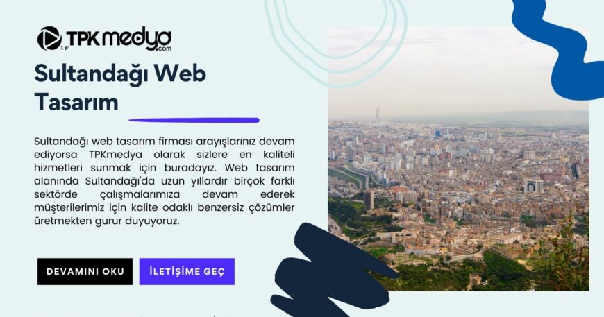 sultandağı web tasarım